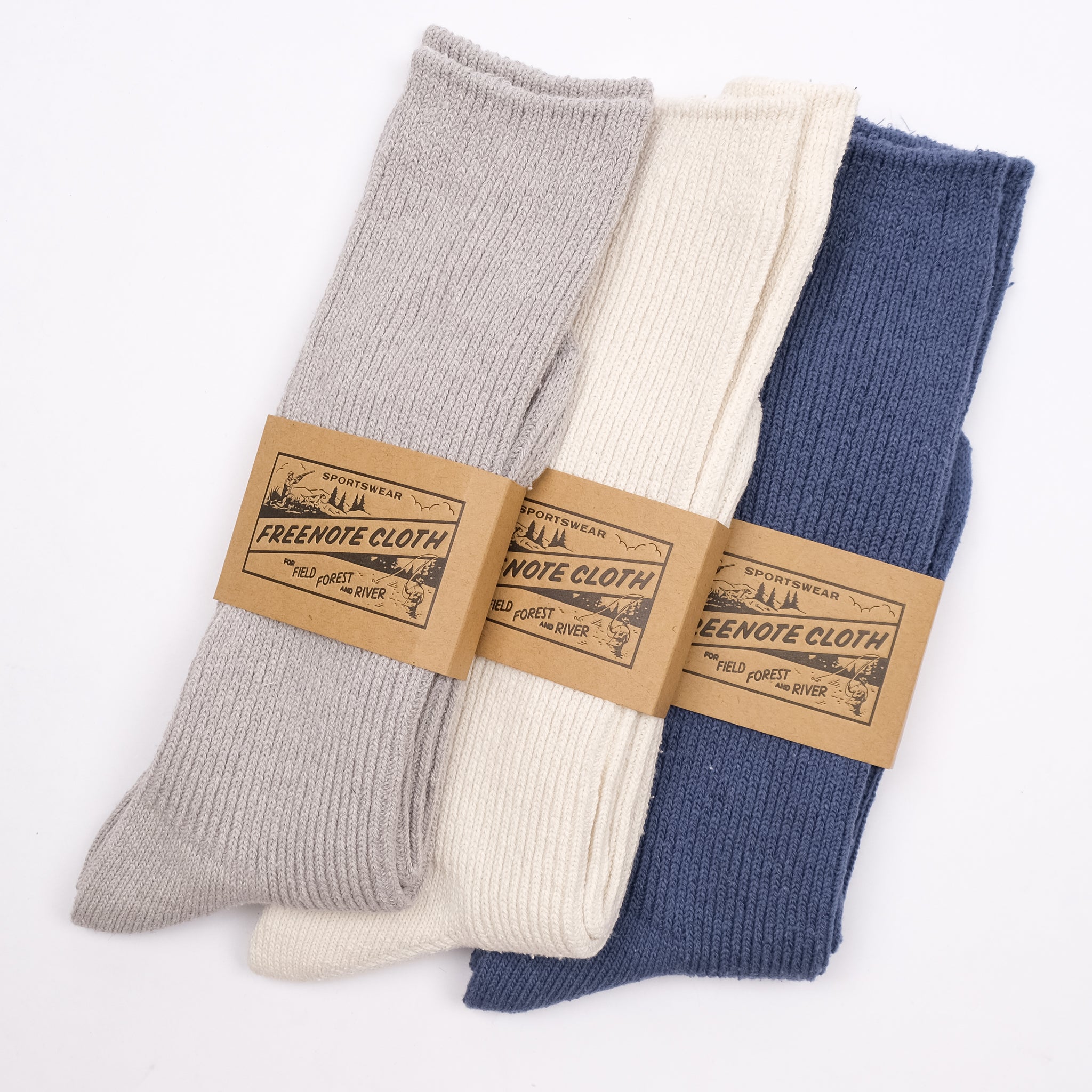 Freenote Ribbed Sock <span> Grey </span>