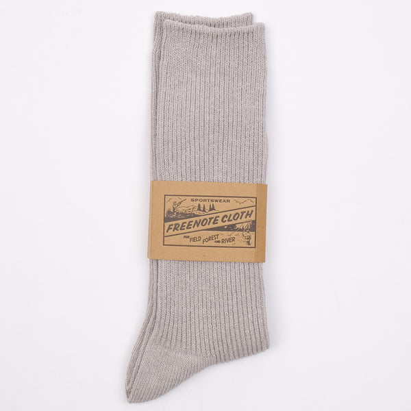 Freenote Ribbed Sock <span> Grey </span>