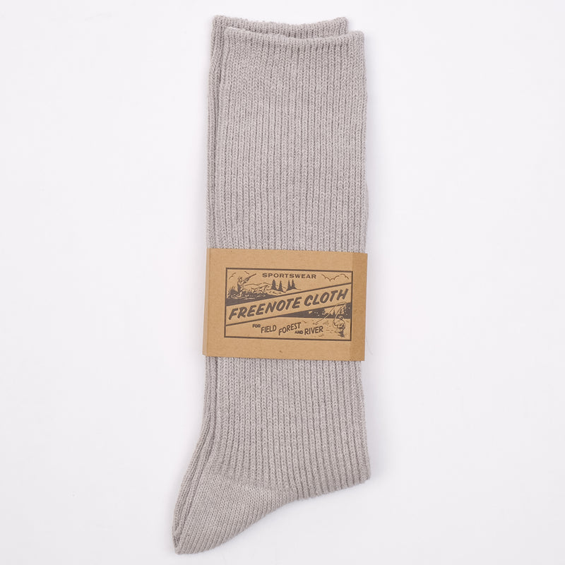 Freenote Ribbed Sock <span> Grey </span>